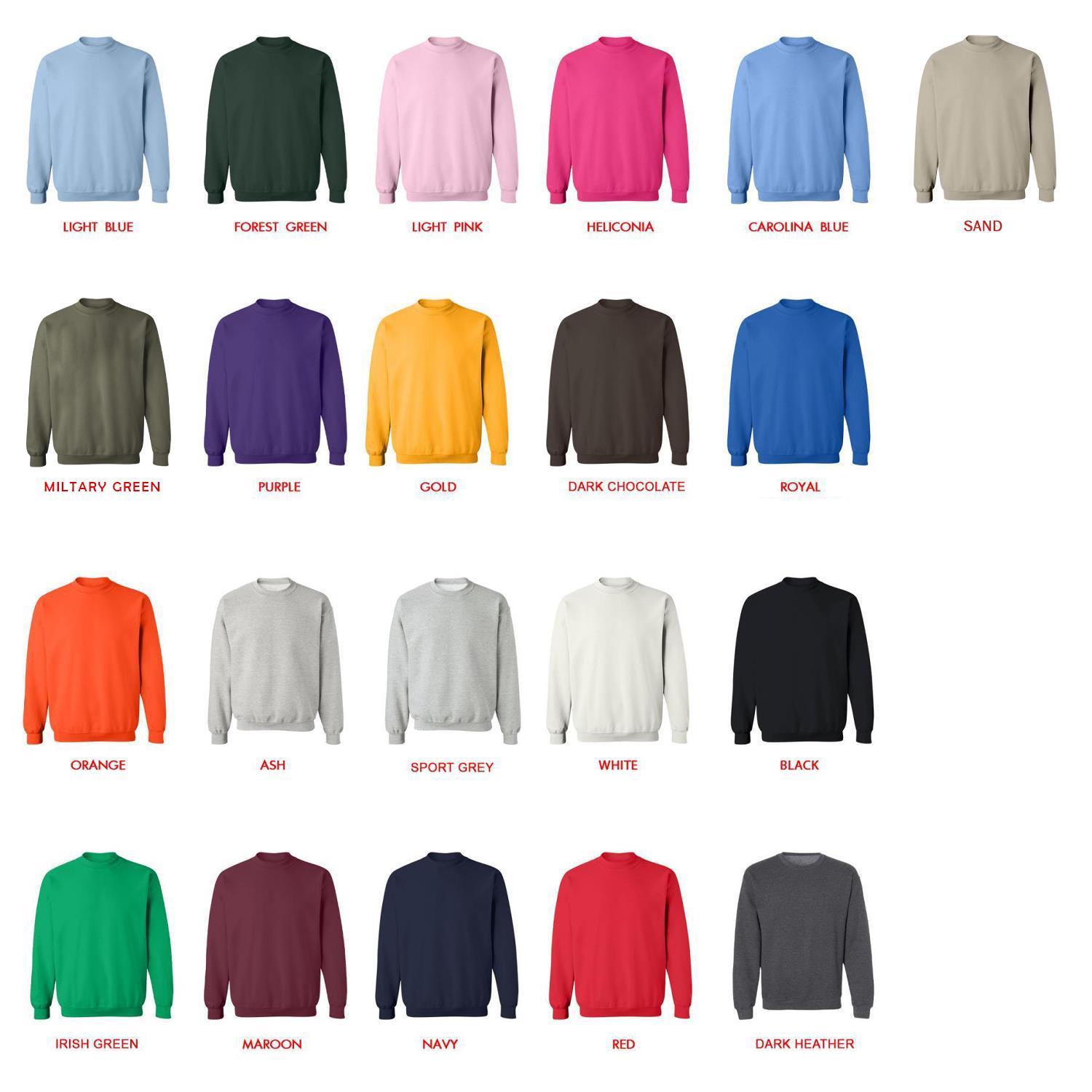 sweatshirt color chart - Attack On Titan AU Store