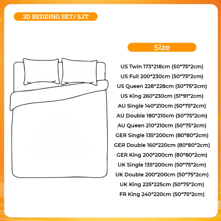 3D BEDDING SET - Attack On Titan AU Store