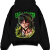 AOTHALF A.black hoodie flat back design - Attack On Titan AU Store