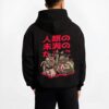 AOTSLY B.black hoodie male back view - Attack On Titan AU Store