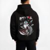 AOTV5 B.black hoodie male back view - Attack On Titan AU Store