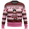 Are You Wearing My Sweater Attack on Titan Ugly Christmas Sweaters FRONT mockup - Attack On Titan AU Store