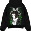 EREN2X A.black hoodie flat back design - Attack On Titan AU Store
