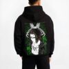 EREN2X B.black hoodie male back view - Attack On Titan AU Store