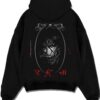 EREN4VL A.black hoodie flat back design - Attack On Titan AU Store