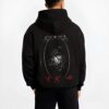 EREN4VL B.black hoodie male back view - Attack On Titan AU Store