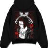 ERENXVL A.black hoodie flat back design - Attack On Titan AU Store