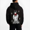 MIKCOM B.black hoodie male back view - Attack On Titan AU Store