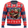 Mikasa Attack On Titan Ugly Christmas Sweater FRONT mockup - Attack On Titan AU Store